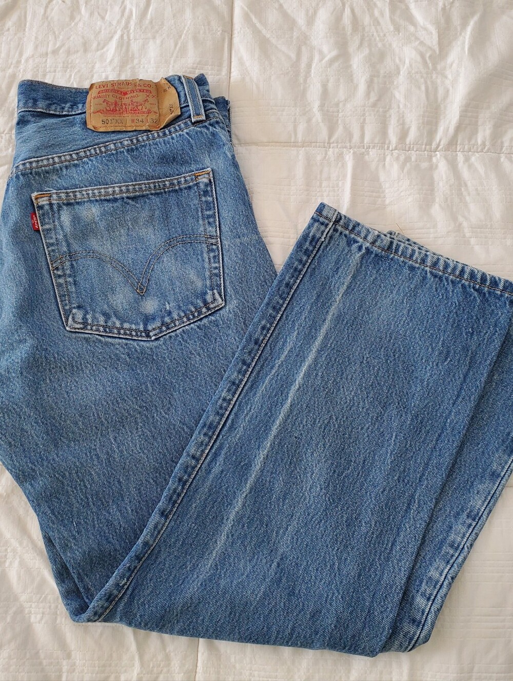Vintage Levi's 501s Button Fly Men's Straight Leg Jeans